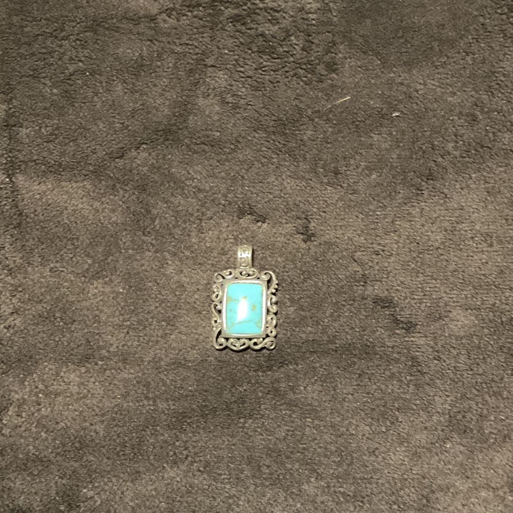 Silver Turquoise Pendant